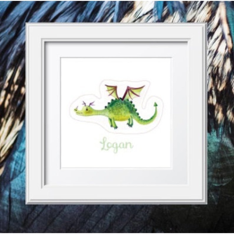 Personalised dragon kids décor