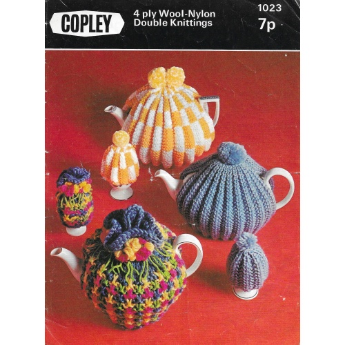 Knitting Pattern Vintage Egg & Tea Cosies