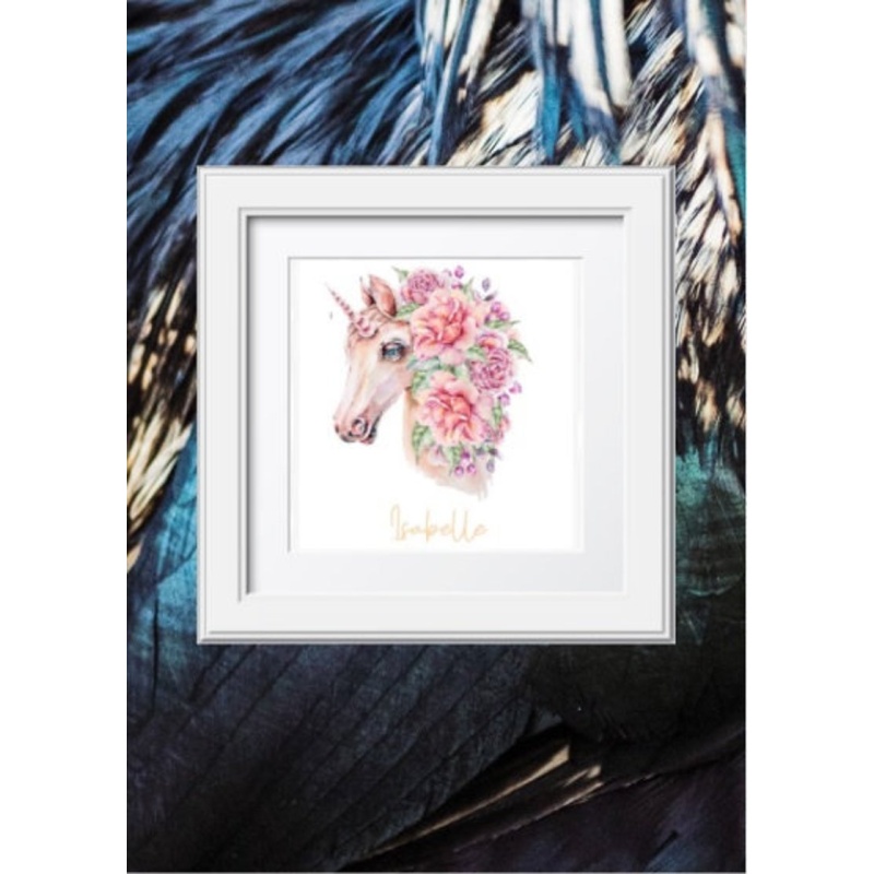 Personalised Unicorn print