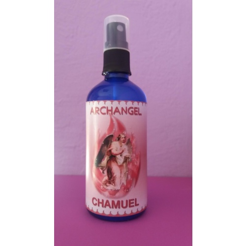 Archangel Chamuel Spray. Prayer, chakra, negative energy ritual, religious