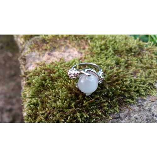 FORTUNE TELLER 925 SILVER DOUBLE SPELL INFUSED RING FOR MESSAGES & ANSWERS