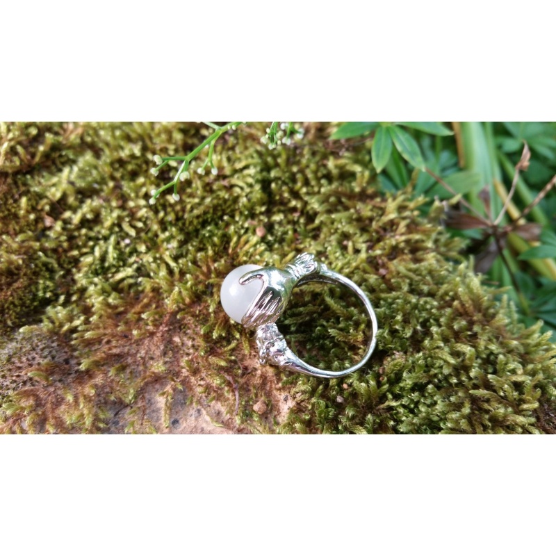 offer FORTUNE TELLER 925 SILVER DOUBLE SPELL INFUSED RING FOR MESSAGES & ANSWERS