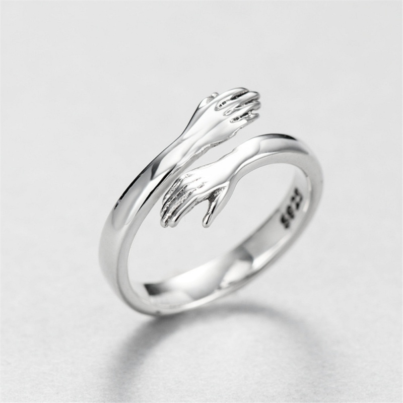 925 Silver SPELL INFUSED HUG RING FOR SELF WORTH AND CONFIDENCE
