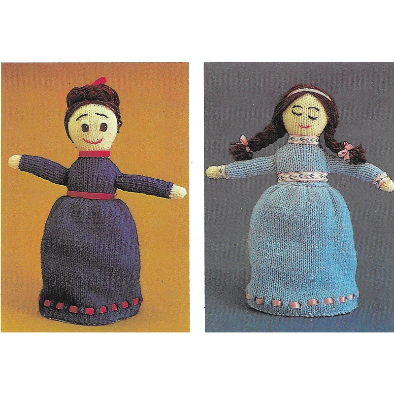Daytime / Night-time Doll  Knitting Pattern