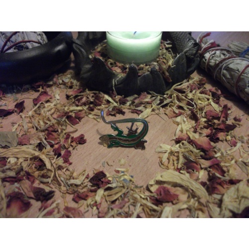 LIZARD SPIRIT GUIDE BROOCH