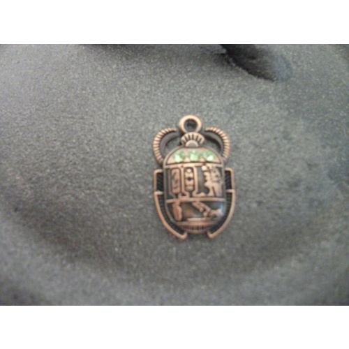 Offer bMystic Egyptian Scarab Pendant - Green Jewels - Renewal, Success in New Ventures, and Good Health