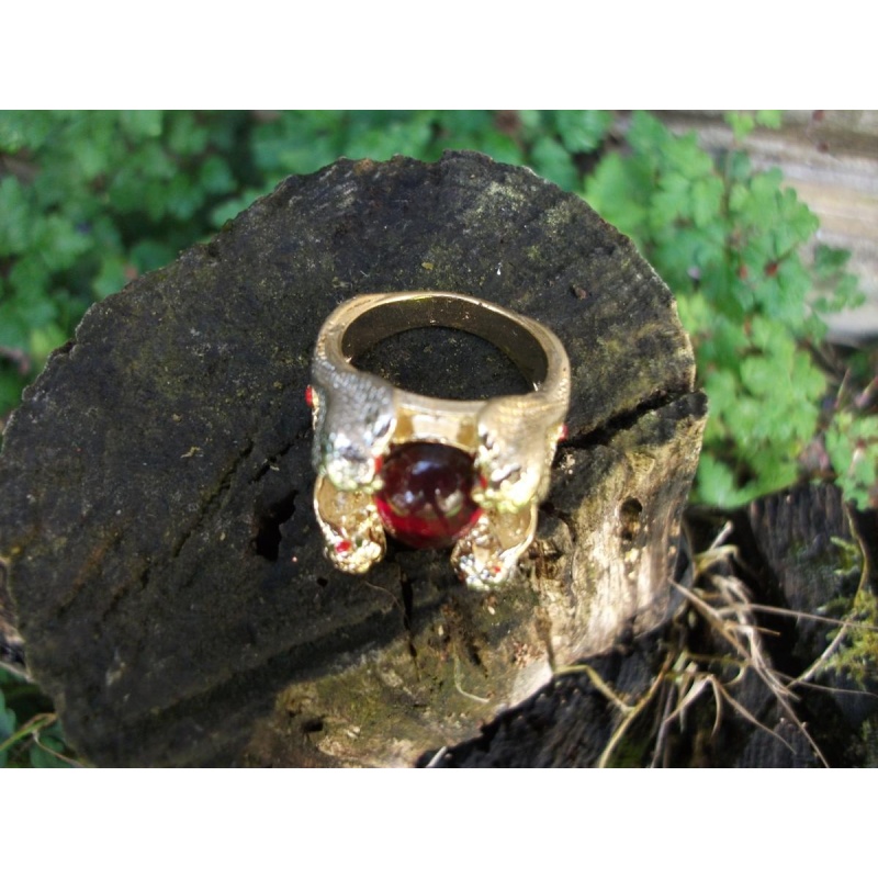 offer Spirit of the King Cobra Vessel Ring - Protect from Evil Forces, Wisdom, Courage +...