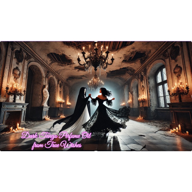 Dark Tango. Dancing with the Ghost. Gothic Love Perfume Oil. Ethereal Embrace. Bottle 10 ml.