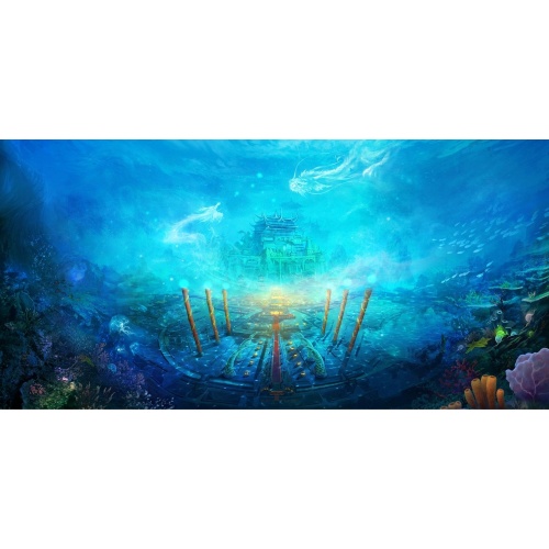 Elemental Water Perfume Oil: Dive into the Serenity of the Abyss. Bottle 10 ml.