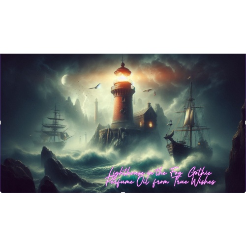 Lighthouse in the Fog Gothic Perfume Oil: A Descent into the Haunting Abyss of Isolation 10 ml