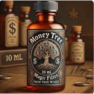 Money Tree Magic Filter for Financial Rise and Abundance 10ml. Unlocking Prosperity