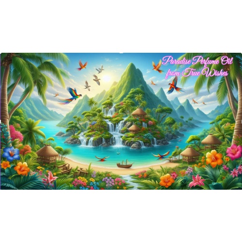 Paradise Perfume Oil: Capturing the Essence of Heavenly Bliss. Bottle 10 ml.
