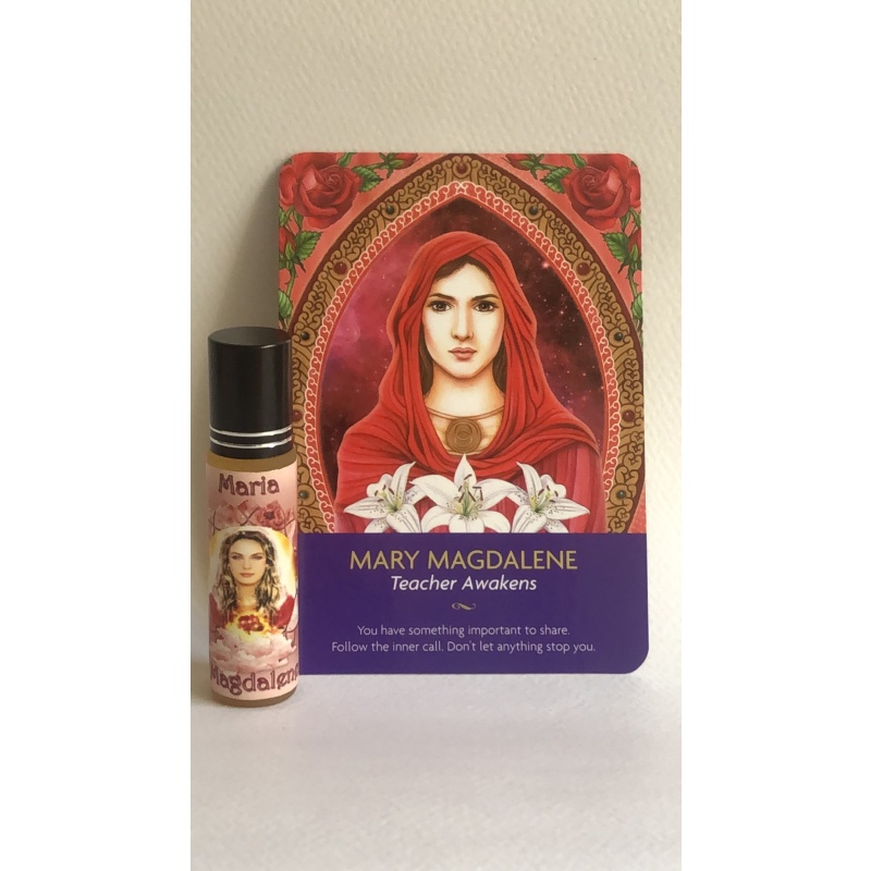 "Mary Magdalene Ascended Master Roll-on Oil: A Transformational Elixir of Unconditional Love and Compassion"Glass bottle contains 10ml
