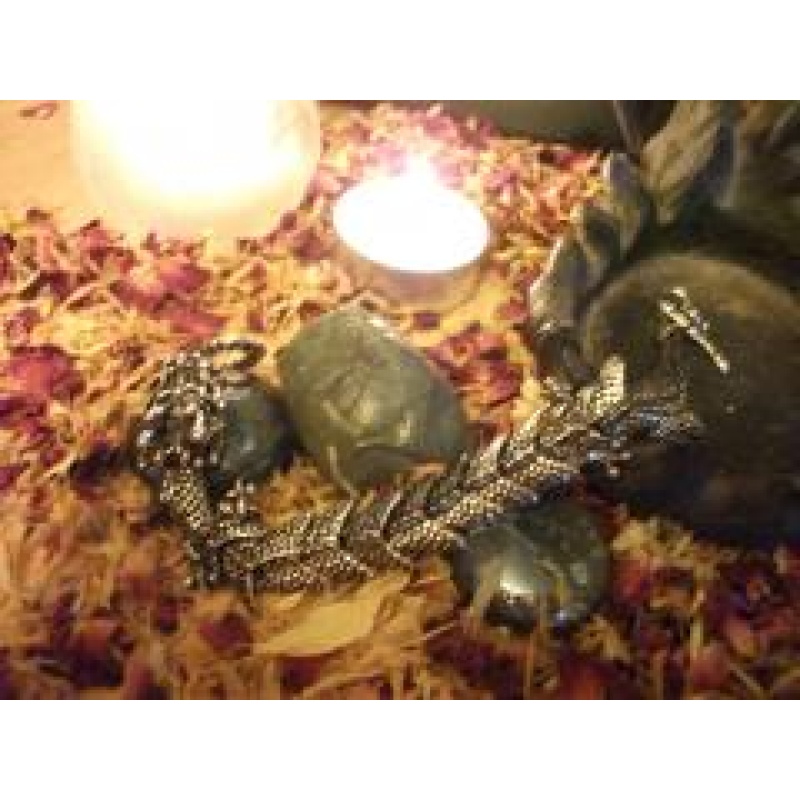 FOR MEN SPELL INFUSED - PROSPERITY / MONEY - TIBETAN SILVER DRAGON BRACELET