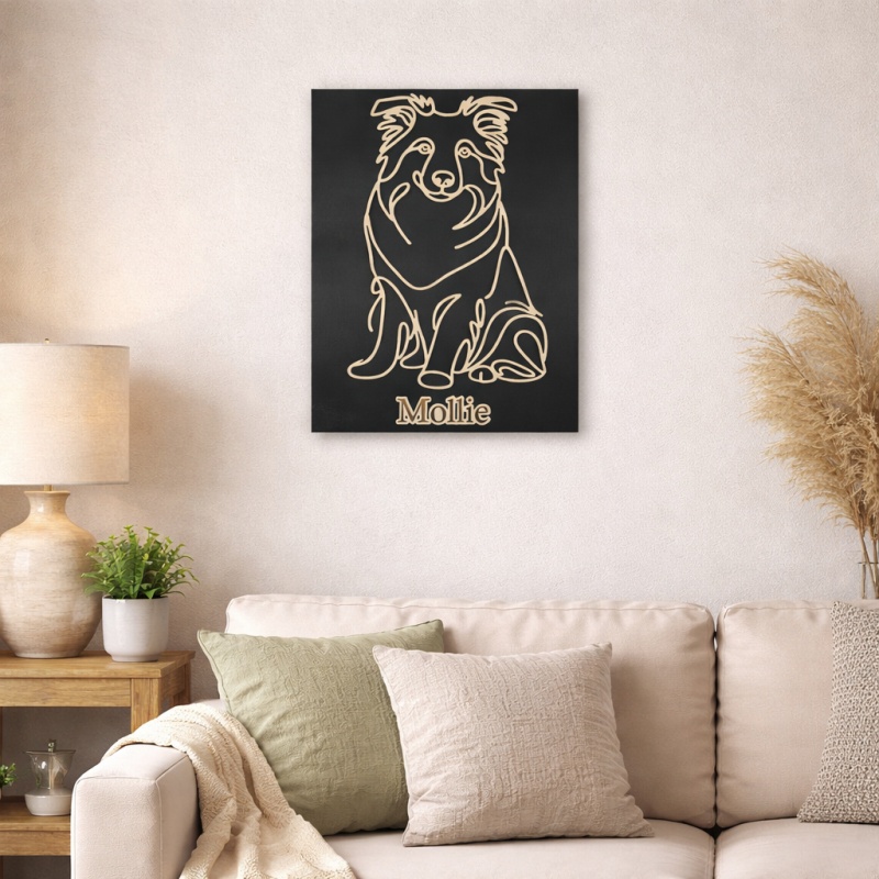 Border Collie Wall Decor