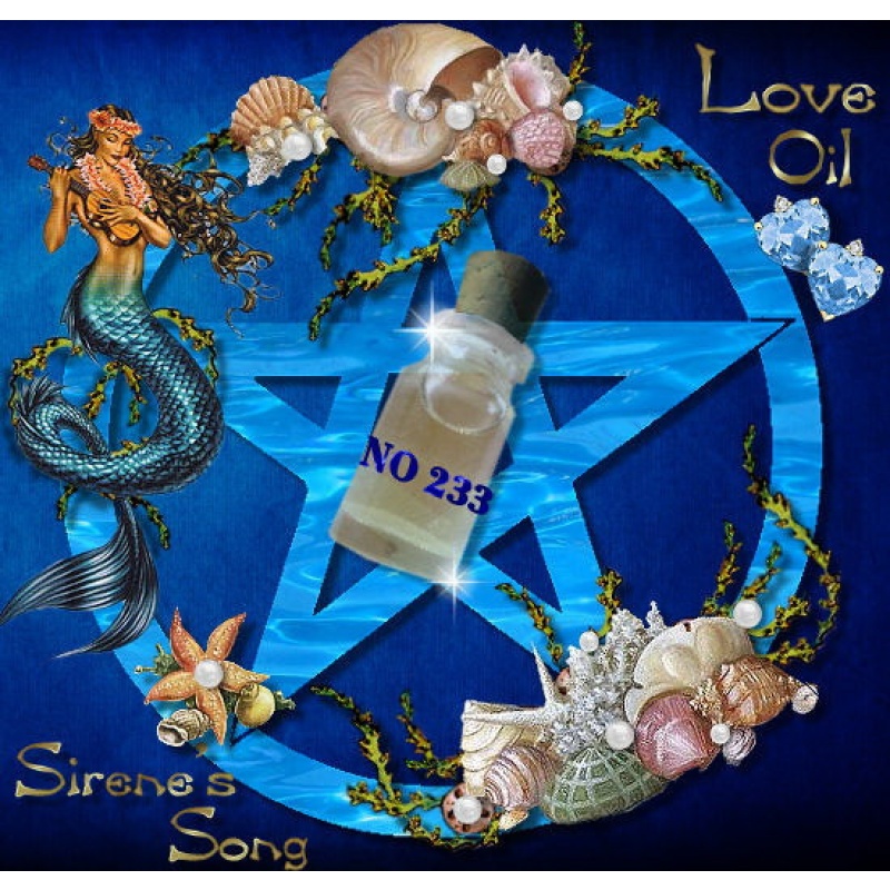 Song of the Siren Perfume Oil 10 ml: A Spellbinding Elixir of Ancient Greek Magic, Passionate Attraction, and Unbreakable Bonds in Rituals