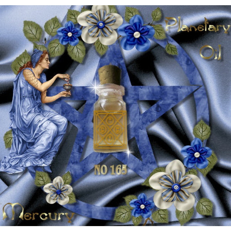 Mercurys Insight planetary Perfume Oil" – Harness the Powerful Energies of Mercury for Duality, Intelligence, and Communication. 10ml