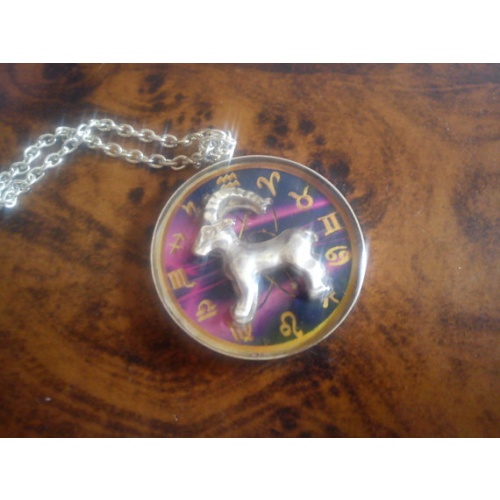 Capricorn 3D Zodiac Pendant: A Symbol of Determination and Wisdom