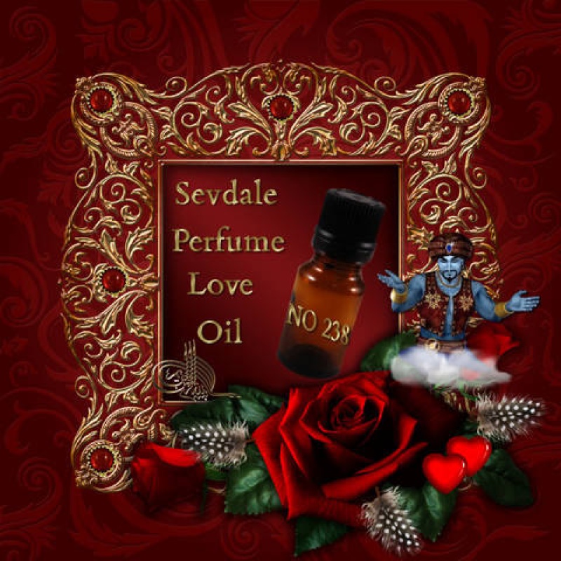 No 238 Sevdale perfume love oil. The very potent love oil of Smyrnans (Ismir). Reconciliation. Bring real true love. Be together forever