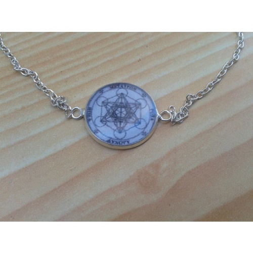 Metatron's Cube Bracelet - Sacred Symbol of Cosmic Harmony. Divine Geometry Adorn