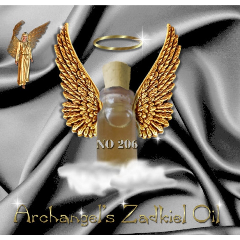 No206 Archangel Zadkiel Oil,Angel Healing,Protection,Kabbalah,vibrations,Mercy faith,wisdom,Hoodoo,Conjure,Witchcraft,Voodoo,Occult ,Magic