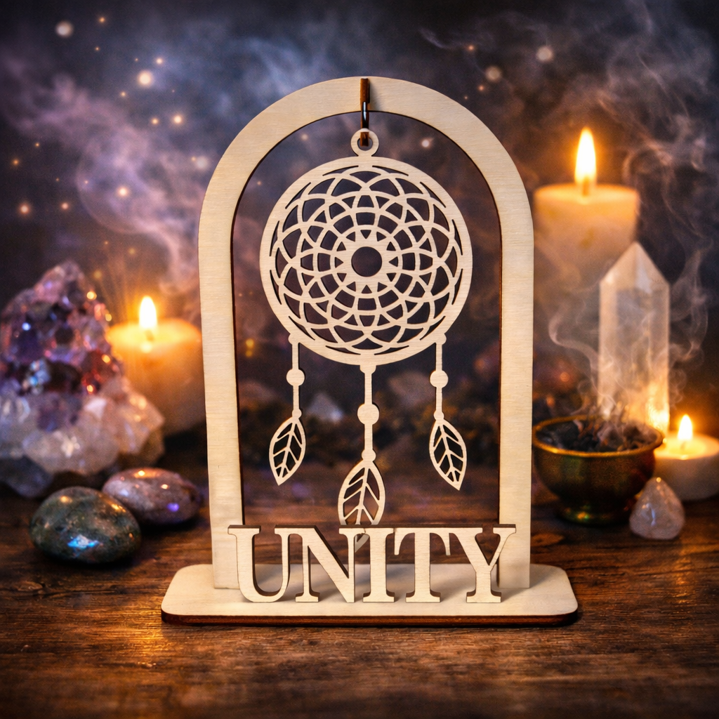 Unity Dreamcatcher Wooden Ornament