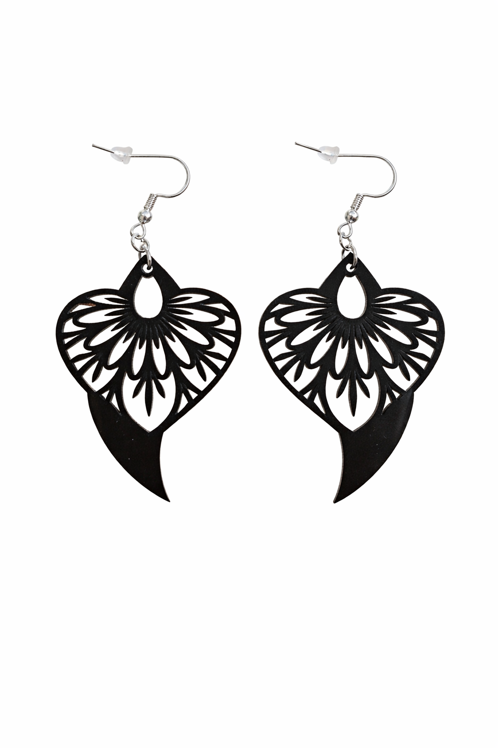 Laser Cut Acrylic Mandala Earrings